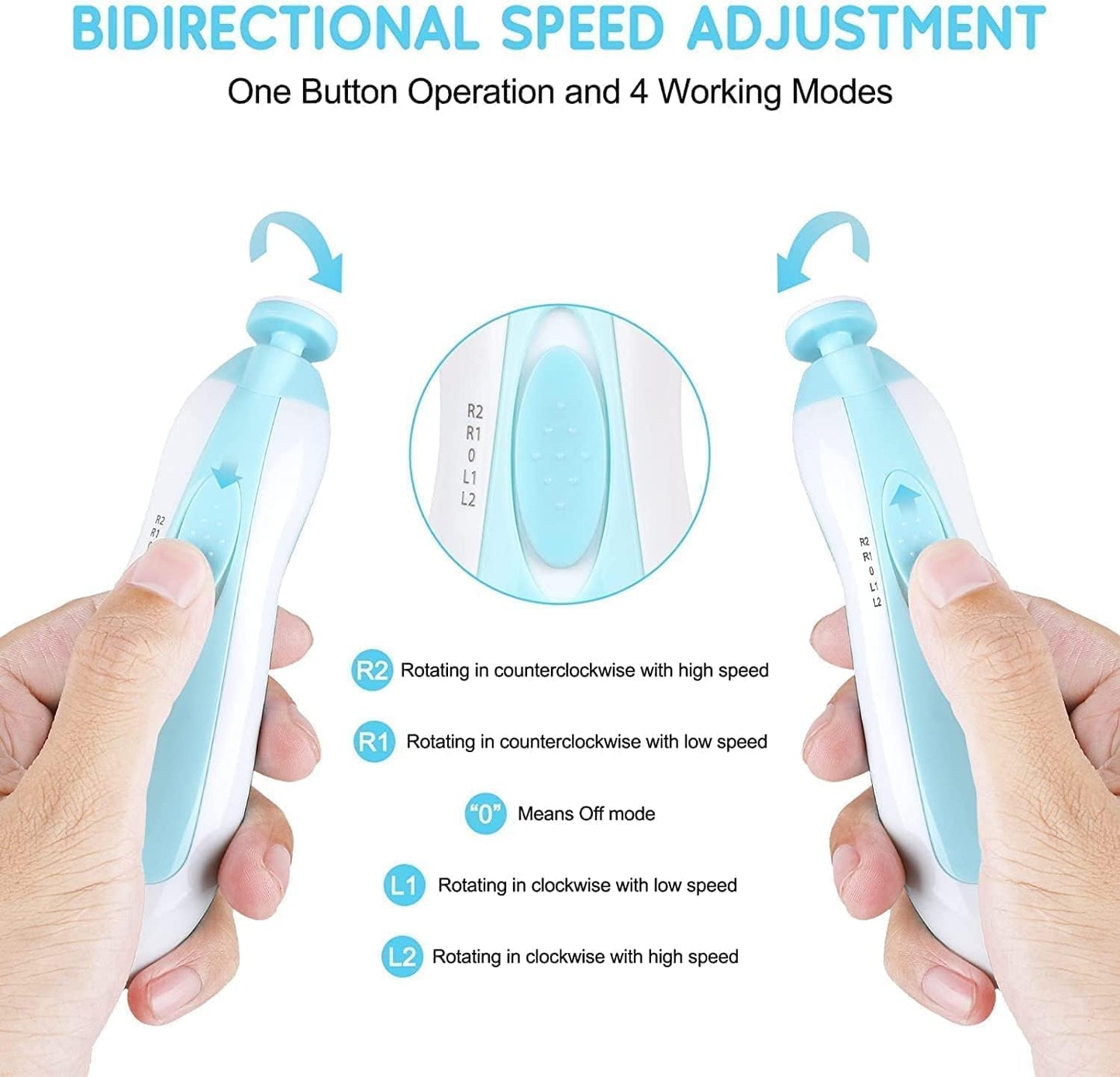Baby Nail Trimmer | Safe Electric Cutter for Newborns & Toddlers