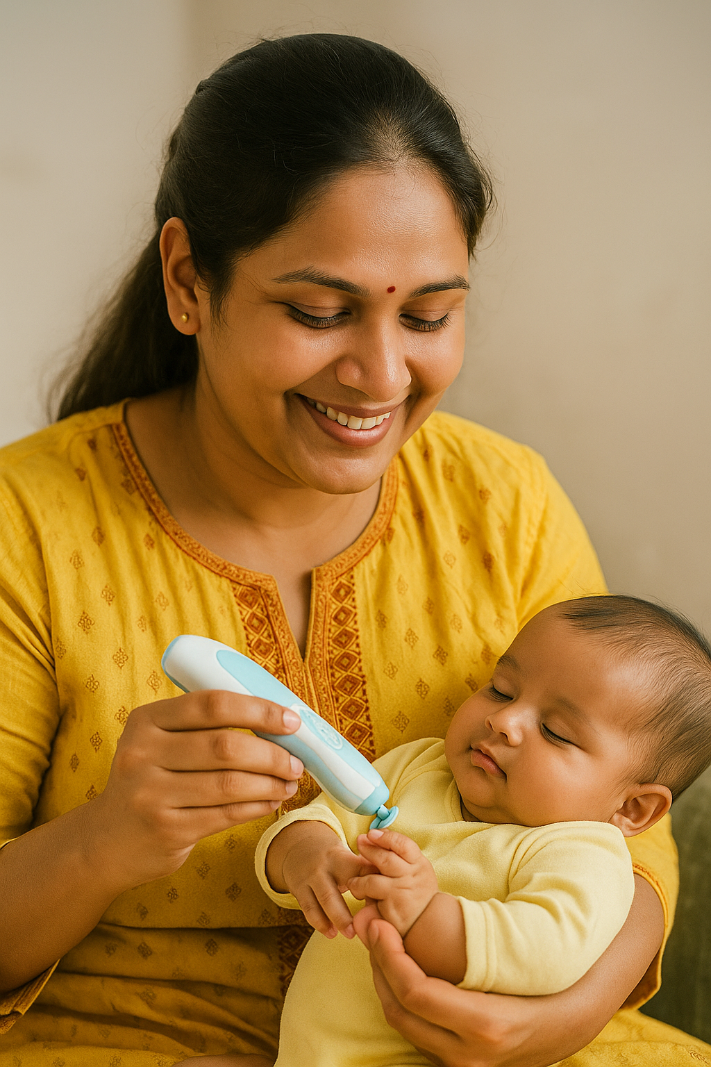 Baby Nail Trimmer | Safe Electric Cutter for Newborns & Toddlers