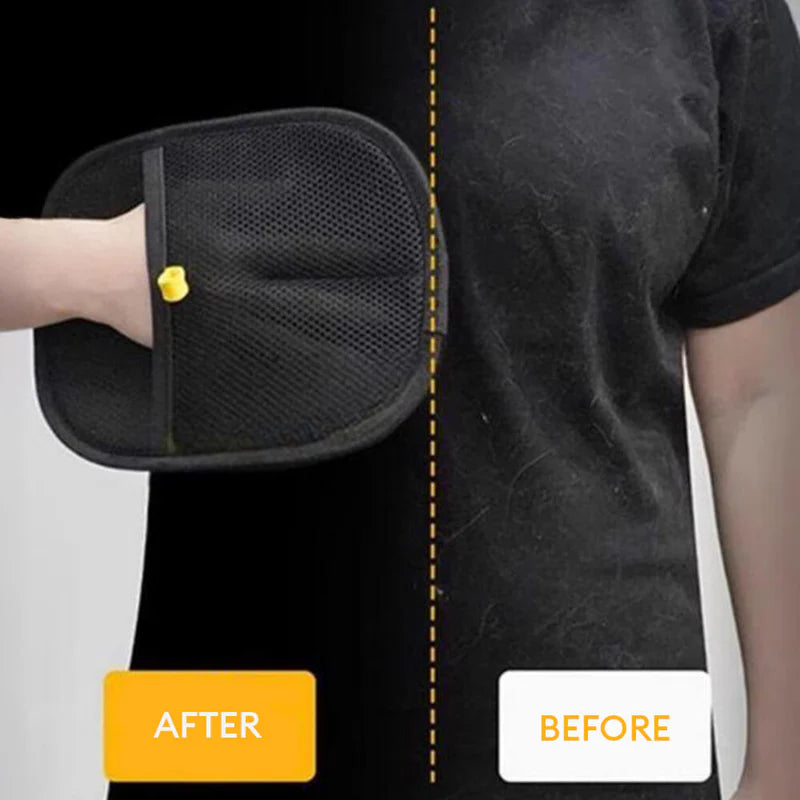 "pet hair remover gloves - easy grooming "